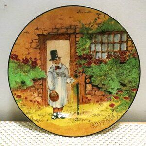 Royal Doulton "Gaffers" Series Ware 7.5" Plate Collectors Cabinet #4210